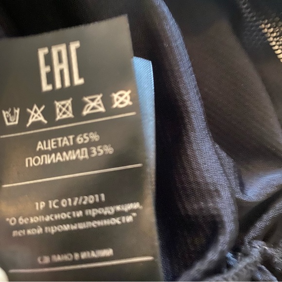 John Richmond Gold Ruched Mini Dress Size S - Picture 6 of 6